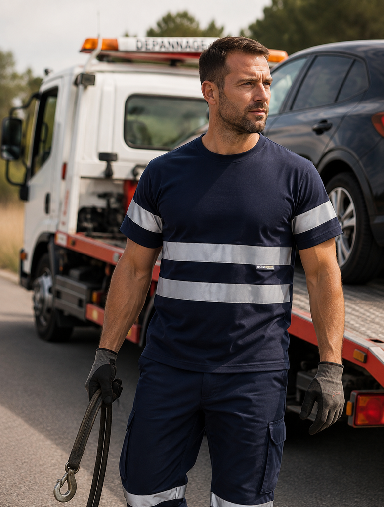 T-shirt visibilité renforcée bicolore Workteam C3939