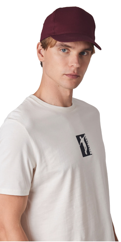 KP116 - Casquette coton 5 panneaux fermeture auto-agrippante unisexe (Broderie)