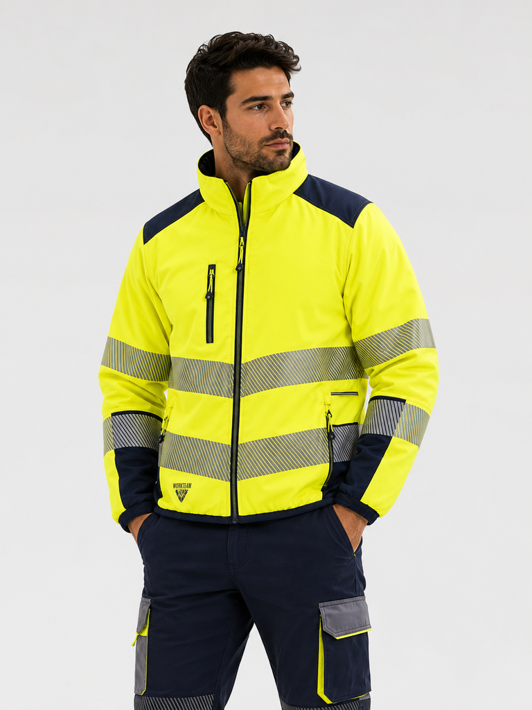Gilet matelassé réversible haute visibilité