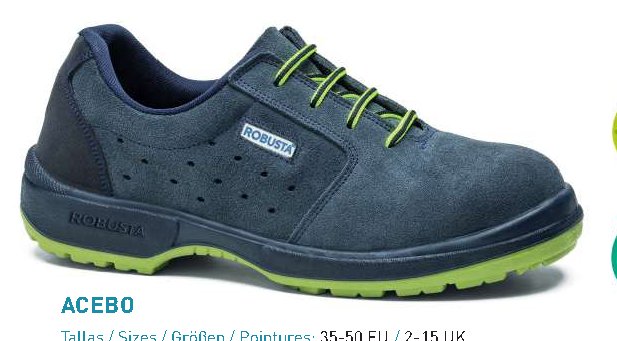 WS-CHA-0064 Robusta ACEBO S1 – Zapato de seguridad