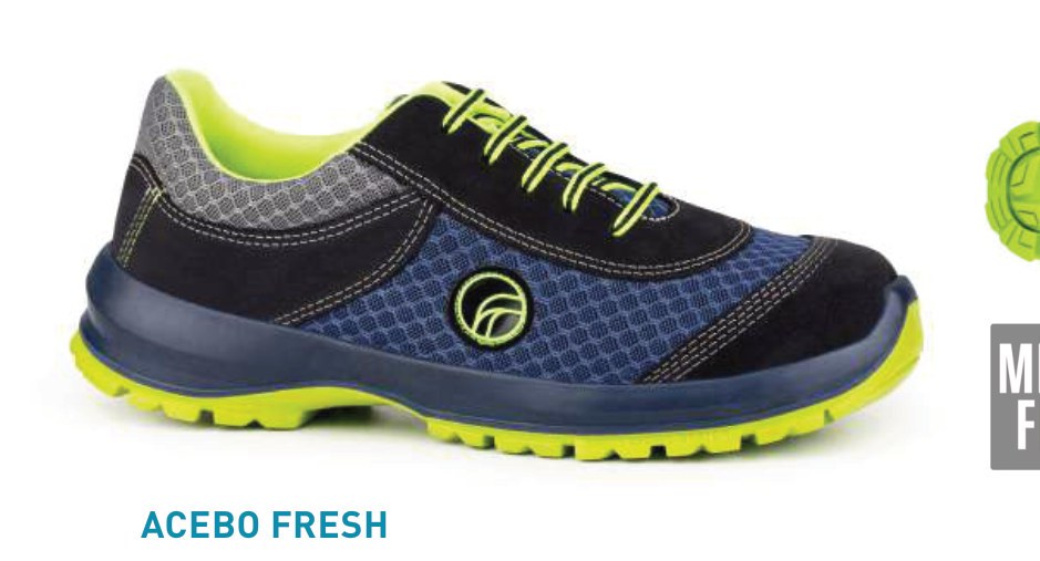 WS-CHA-0091 Robusta ACEBO FRESH S2 – Chaussure de sécurité basse