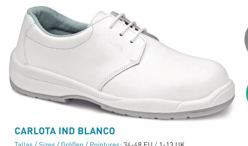 WS-CHA-0123 Robusta CARLOTA IND BLANCO S2 – Chaussure de sécurité basse