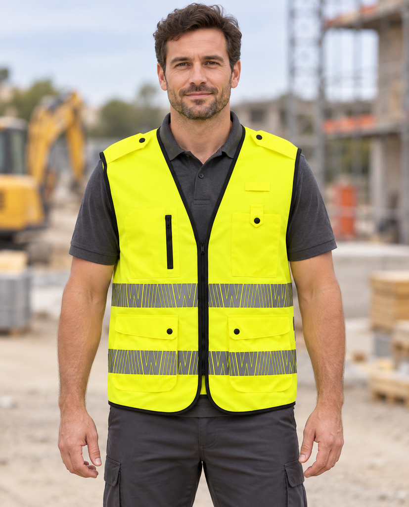 Gilet haute visibilité multipoches - WS-GI-0009