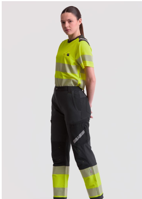 Pantalón alta visibilidad tricolor Workteam C3555 (XS)