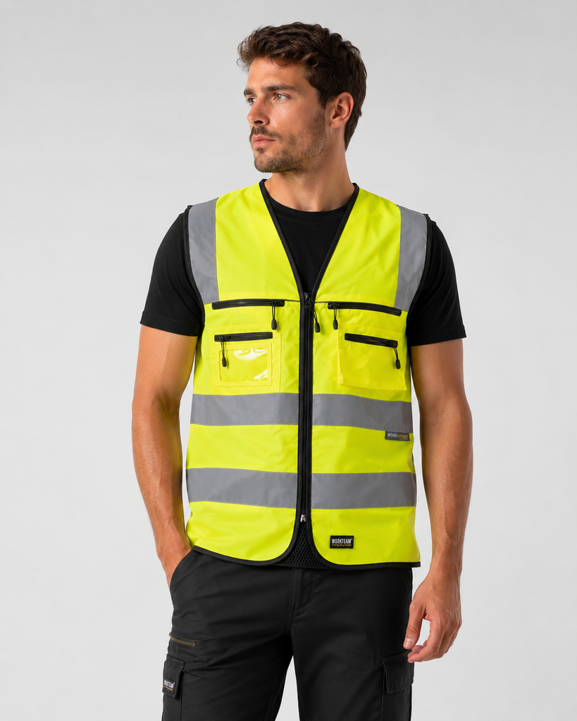 Gilet Haute Visibilité Multipoches EPI Classe 2